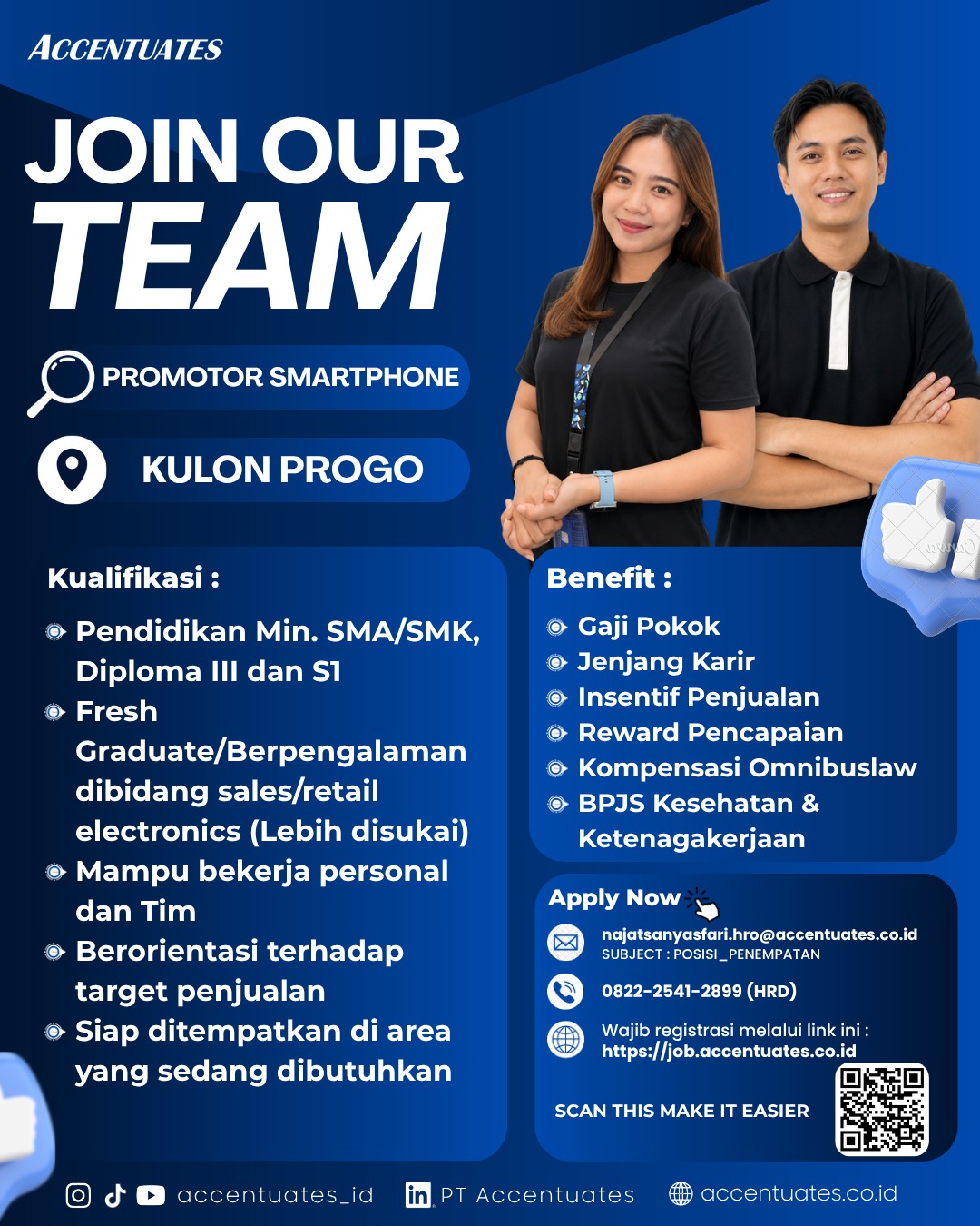 LOWONGAN KERJA PROMOTOR SMARTPHONE SAMSUNG